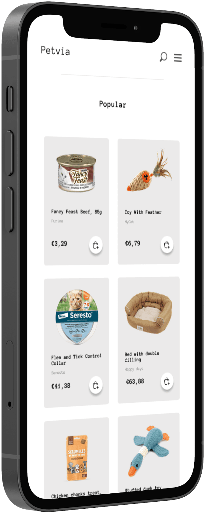 Petvia app picture screen 3